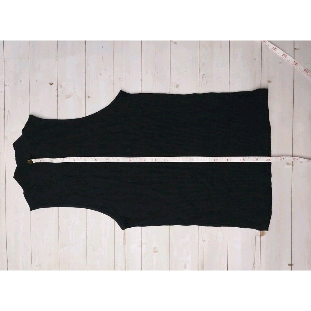 Cape Juby Tank Top Womens Junior Size Small Fitted Mock Neck Ribbed Work Y2K 90s - Picture 7 of 8